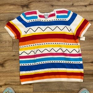 Vintage Alfred Dunner Knit short sleeve top